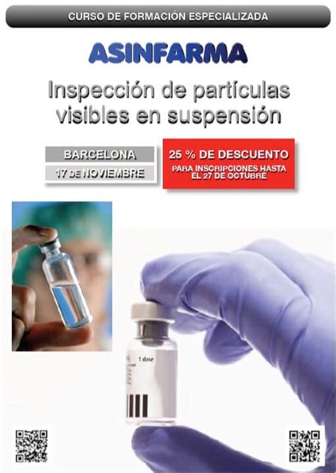 Inspección De Partículas Visibles En Suspensión Asinfarma Asesoría Industrial Farmacéutica