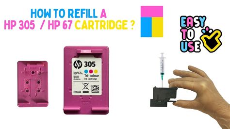 How To Refill A Hp Hp Xl Hp Xl Colour Tri Colour