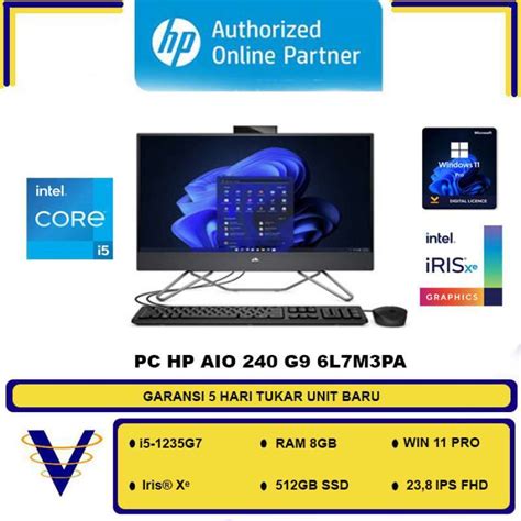 Jual Pc Hp Aio G L M Pa I G Gb Gb Ips Win Pro Di