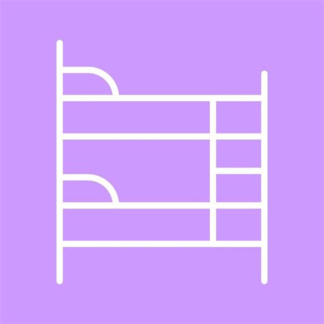 Bunk Bed Vector Icon 40225445 Vector Art At Vecteezy