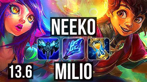 NEEKO Jhin Vs MILIO Kog Maw SUP 900K Mastery 300 Games KR