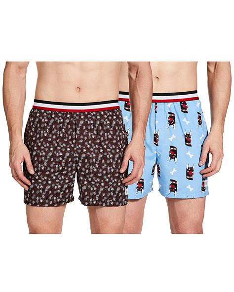 Buy Mens All Over Printed Cotton Boxers Pack Of 3 Online In India At Bewakoof