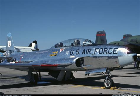 Lockheed T 33a Usa Air Force Aviation Photo 1271442