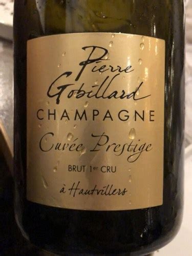 Pierre Gobillard Cuvée Prestige Brut Champagne Premier Cru Vivino US