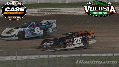 Case Outlaws Super Late Model Volusia IRacing Dirt YouTube