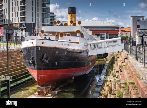 SS Nomadic, the last remaining White Star Line ship in the world. Near ...