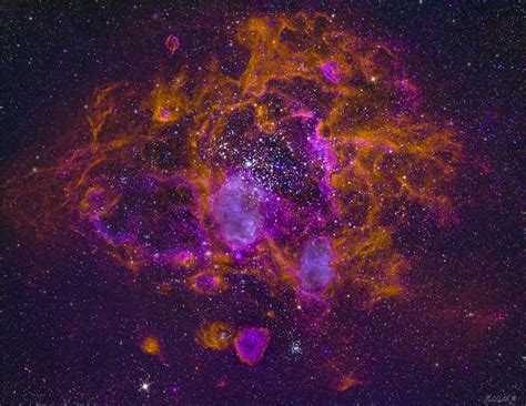NGC 1760, Nebula in the Large Magellanic Cloud - Michael Adler Earth ...