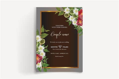 Premium Vector Save The Date Invitation Templates