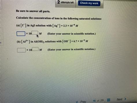 Solved Attempts Lett Check My Work Be Sure To Answer All Chegg