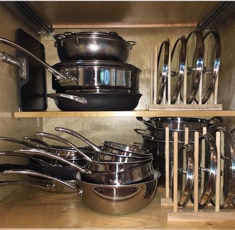 16 Space Saving Ways To Organize Pots Pans And Lids Artofit