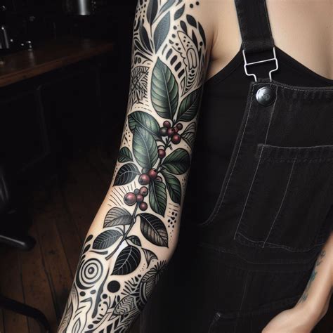 Coffee Plant Your Own Tattoo Design Custom Designs Crafted For