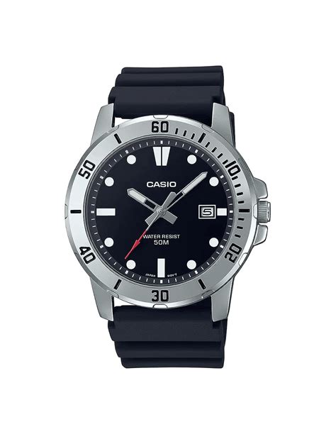 Casio Mtp Vd Evudf Montre Tanche Noir Wr