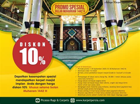 Promo Karpet Masjid Muharam 2020 Web Karpet Masjid Harga Karpet