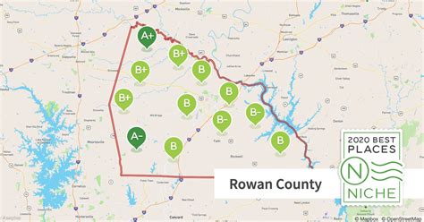 Rowan County Map