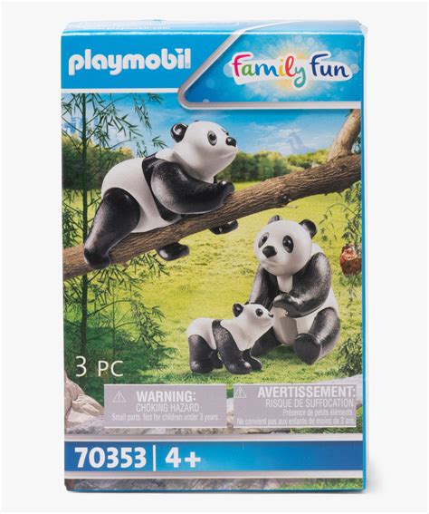 Jouet Enfant Pandas Playmobil Blanc Chine Gemo