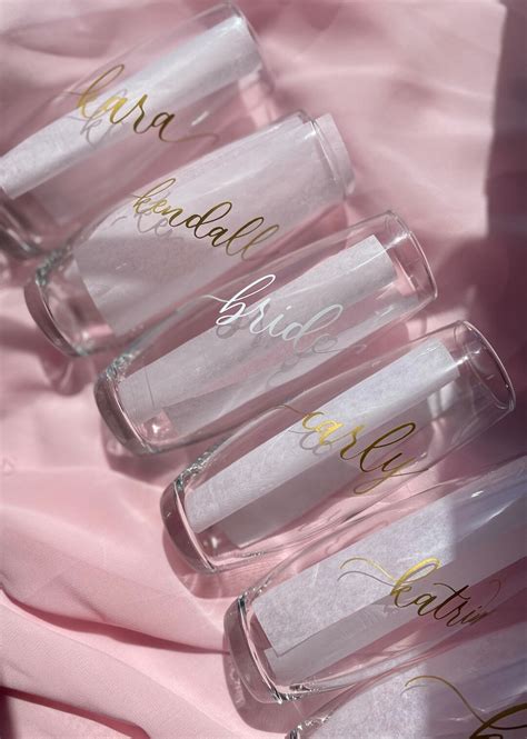 Bridesmaid Glasses Bridesmaid Proposals Personalized Champagne Glass Maid Of Honor Ts