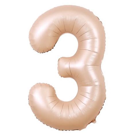 Balão Número Nude Mate cm Festa Na Hora