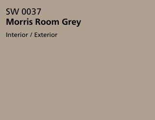 Wall Paint Sherwin Williams SW0037 Morris Room Grey Grey