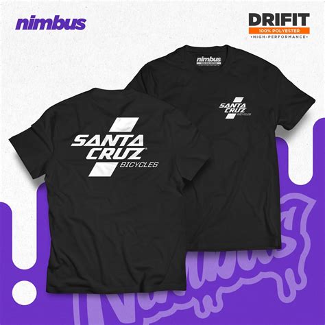 Santa Cruz V Drifit Bike T Shirt Nimbus Clothing Shopee Philippines