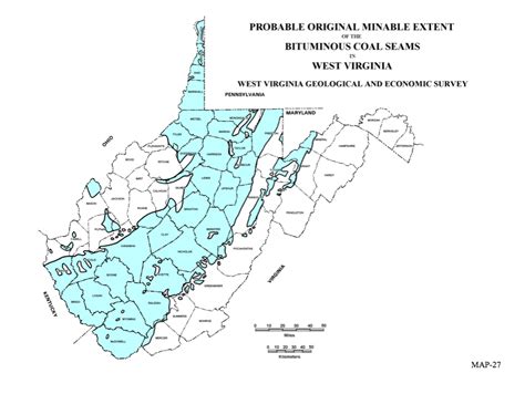 Ramblings Maps Of The Coal Seams In West Virginia