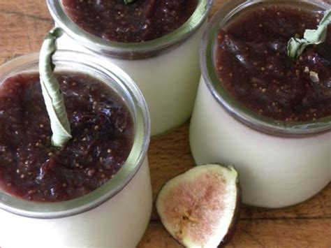 Panna Cotta La Verveine Et Son Coulis De Figues Recette Par