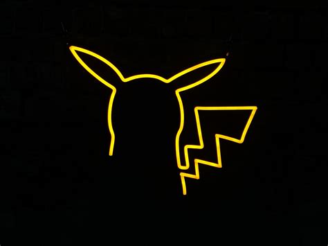 Pokemon Inspired Pikachu Led Neon Sign My Led Neon Design