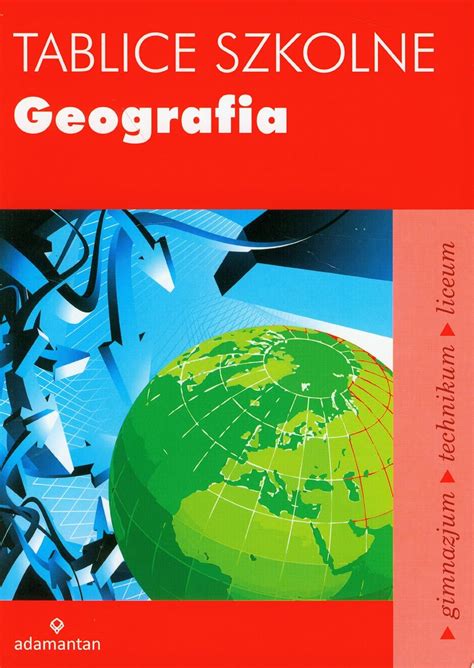 Tablice Szkolne Geografia Gimnazjum Technikum Liceum Mizerski