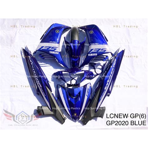 Yamaha Lc135 V2 V3 V4 Gp2020 Body Cover Set With Strike Stripe Tanam