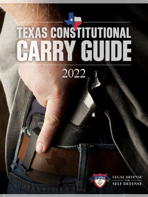 Texas Constitutional Carry Guide Pdf National Instant Criminal