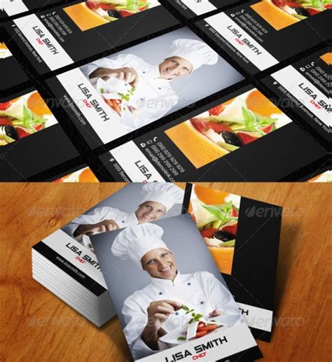 Chef Business Card Template - 25+ Free & Premium Download