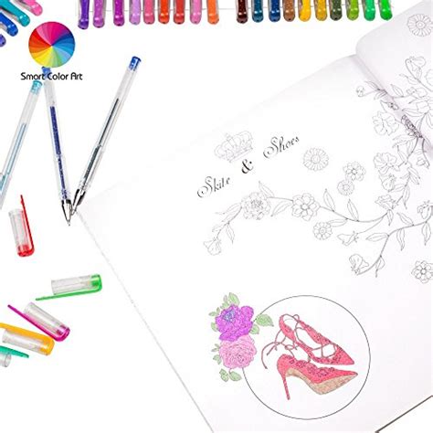 Купить 200 Pack Glitter Gel Pens Set Smart Color Art 100 Colors Gel Pen With 100 Refills For