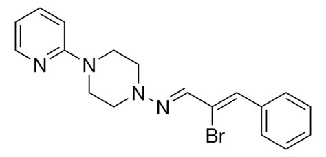 N 2 BROMO 3 PHENYL 2 PROPENYLIDENE 4 2 PYRIDINYL 1 PIPERAZINAMINE