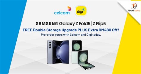 Samsung Galaxy Z Fold5 Galaxy Z Flip5 CelcomDigi Pre Order Free