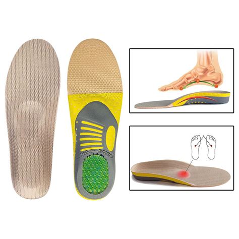 Premium Orthotic Gel Insoles Orthopedic Flat Foot Health Sole Pad For