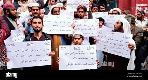 Activists Of Jamiat Ulema E Islam Jui F Are Holding Protest