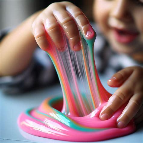 Vibrant Sticky Slime Play Delightful Sensory Experience Ai Art Generator Easy Peasyai