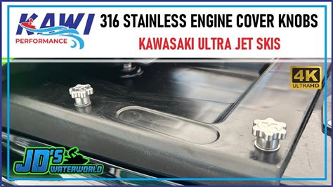 Premium Stainless Steel Engine Cover Knobs For Kawasaki Ultra Jet