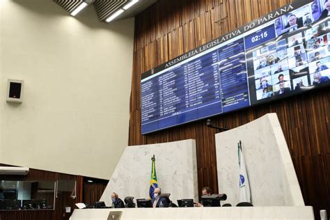 Assembleia Legislativa Do Paran Not Cias Assembleia Aprova