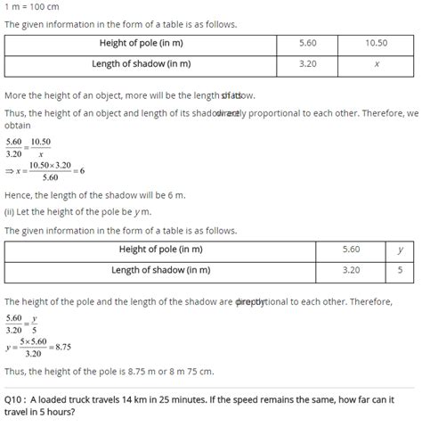 Class 8th Chapter 13 Direct And Inverse Propration Ncert Solution Edugrown School