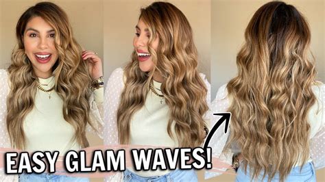 How To Get Waves With A Bubble Wand Omg So Easy To Do Bubble Wand Waves Hair Tutorial