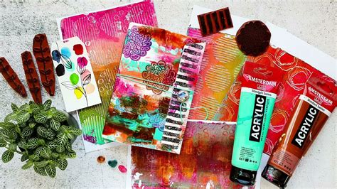 Diy Art Journal Tutorial Handmade Journal With Envelope And Gelli Prints Youtube