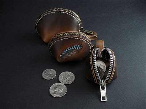 Large Leather Coin Purse Pattern With Video Tutorial PDF Large Dice