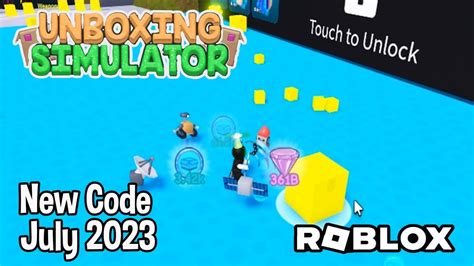 Roblox Unboxing Simulator New Code July 2023 Youtube