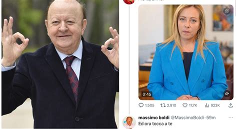 Berlusconi Morto Massimo Boldi Risponde A Giorgia Meloni Ora Tocca A