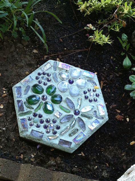 Stepping Stone For My Garden Modern Design Mosaic Garden Art