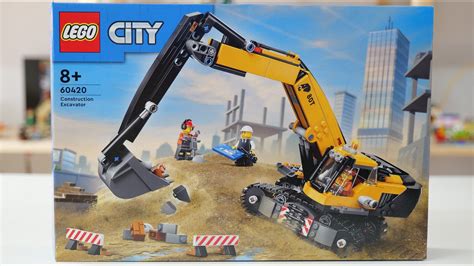 Lego City Construction Excavator Lego Speed Build Review Youtube