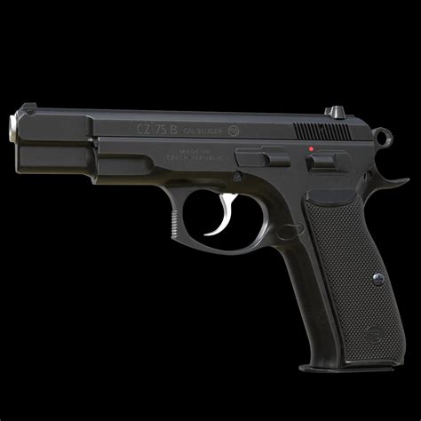 3d Cz 75 Black Model Turbosquid 1959689