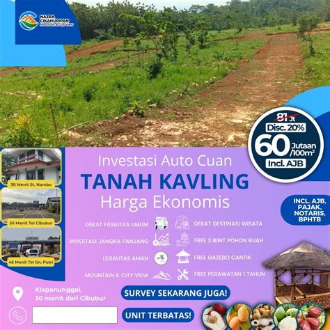 Jual Tanah Kavling Setrategis 60 Jutaan Properti Lainnya Di Carousell