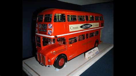 London Bus 1 24 Revell Plastic Scale Model Building Kit Youtube