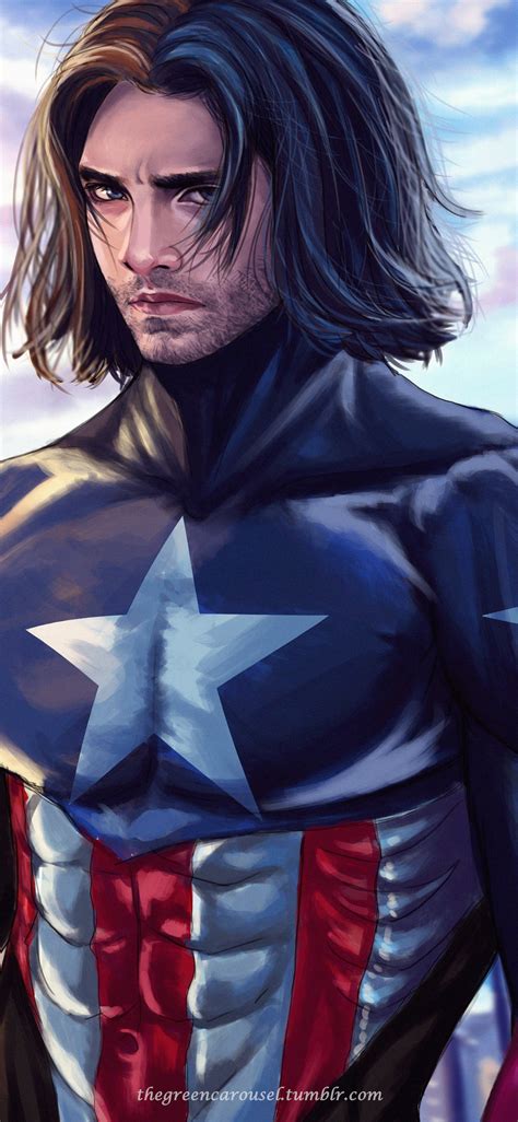 1125x2436 Captain America Long Hair Artwork Iphone Xs Iphone 10 Iphone X Hd 4k Wallpapers